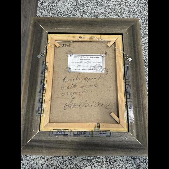 Marco Valeri Painting Fine Art 2002 Original Signed Oil Palette knife on canvas. - Picture 2 of 14